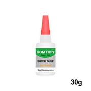 TOPReddon Universal Super Glue Strong Plastic Glue for Resin Ceramic Metal Glass Multi-functional Superglue, Mighty Instant Glue 30ml