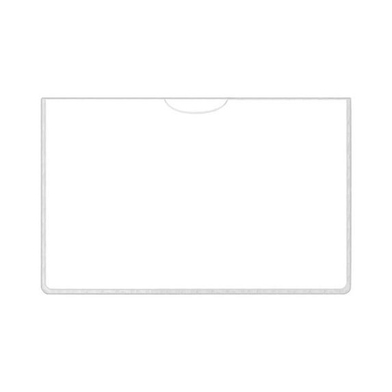 TOPRenddon 10-Pack Card Holder Protectors - Water-Resistant Document & ID Organizer Sleeves for Travel, Office, Business Cards