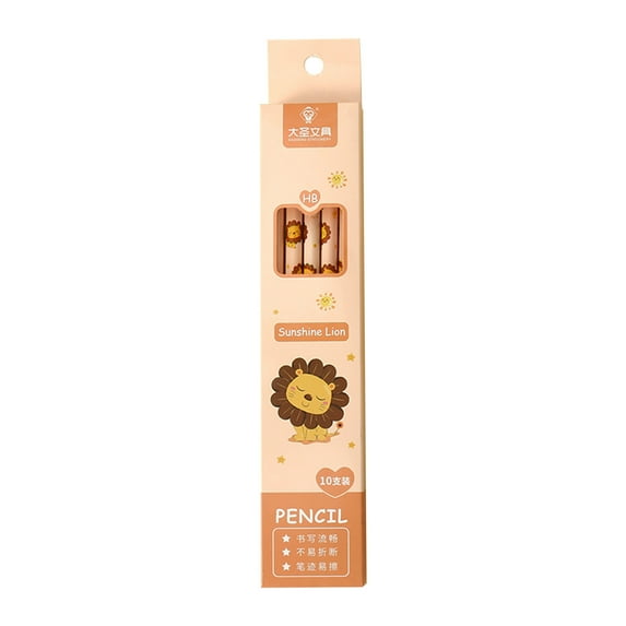 TOPRenddon 10 Pcs Cute Pencils with Erasers