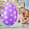 thumbnail image 1 of TOPRenddon 18.5 Inch Inflatable Easter Eggs, 6 Bright Colors Outdoor Yard Garden Decoration, Kids Easter Hunting Game Toy, 1 of 4