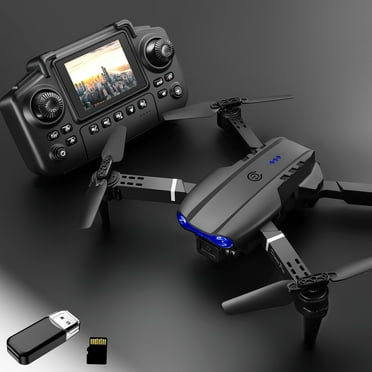 TOPRenddon 2.4G RC Drone with Screen Remote - 1080P HD Camera Quadcopter, Foldable FAA-Exempt Under 250g, Altitude Hold & Obstacle Avoidance for Teens Adults Beginners