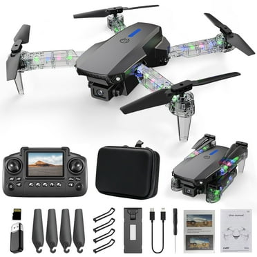 TOPRenddon 2.4G Screen Remote Control Drone with 1080P HD Camera - FAA-Exempt Foldable Quadcopter Under 250g, Altitude Hold & Obstacle Avoidance for Teens Adults