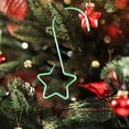 thumbnail image 1 of TOPRenddon 20PCS Christmas Ornament Hooks Christmas Tree Star-Hooks Ornament，50mm Christmas Tree Decoration Hook Christmas Color Christmas Christmas Stocking Metal Hook Four Colors, 1 of 5