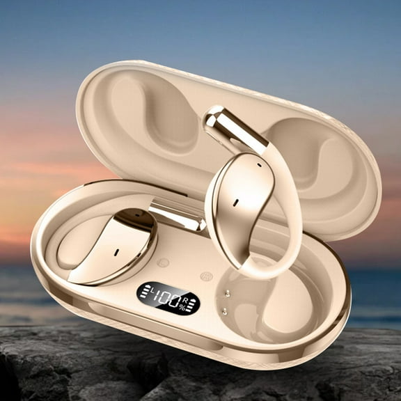 TOPRenddon 5.4 Sport Bluetooth Earphones: True Wireless, High Battery, Low Latency, Double Mic, Noise Reduction, Surround Sound