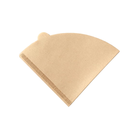 TOPRenddon 50-Pack Thickened Cone Coffee Filters - Natural Wood Pulp for Pour Over, Hario V60, Chemex & Drip Machines | Premium Unbleached Paper for Richer Flavor