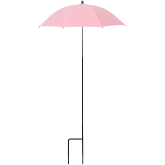 TOPRenddon 52" Adjustable Plant Umbrella - Instant Sun Shade Cover for Potted Plants, Flower Beds & Vegetable Gardens | Heavy Duty UV Protection Canopy