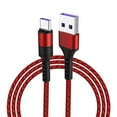 thumbnail image 1 of TOPRenddon 5A Super Fast Charge USB Type-C Cable for Android - 100cm Nylon, Supports Multiple Devices, 1 of 4