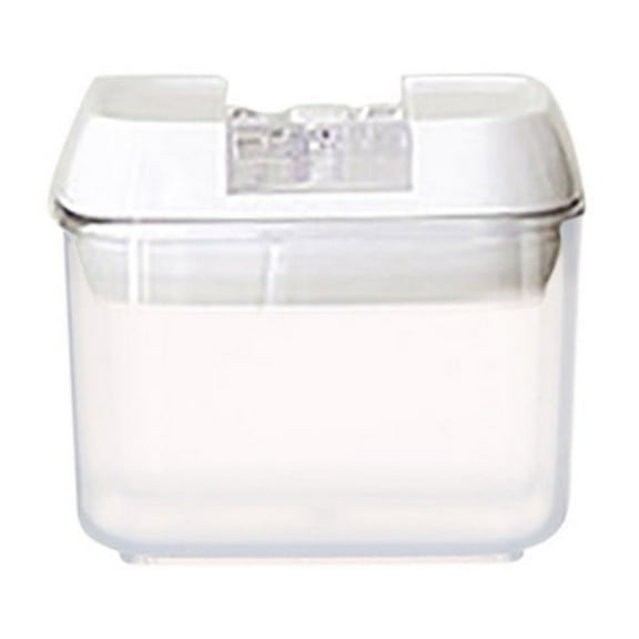 TOPRenddon Airtight Food Storage Containers with Locking Lids - 4-Size Plastic Sealed Buckle Jars for Kitchen, Pantry, Flour, Rice & Snacks (Clear, BPA-Free)