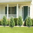 thumbnail image 1 of TOPRenddon Artificial Cedar Topiary Trees For Outdoors With Ground Spike Faux Plants Into Anywhere Shrubs Bushes For Room Front Porch, 1 of 9