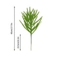 thumbnail image 1 of TOPRenddon Artificial Pine Branches, Plastic Pines Sprigs Christmas Stems Picks, Greenery Faux Cedar Needles Branch for DIY Garland Wreath Home Garden Centerpieces Decorations, 1 of 7