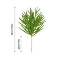 thumbnail image 1 of TOPRenddon Artificial Pine Branches, Plastic Pines Sprigs Christmas Stems Picks, Greenery Faux Cedar Needles Branch for DIY Garland Wreath Home Garden Centerpieces Decorations, 1 of 7