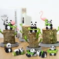 thumbnail image 1 of TOPRenddon Brazilian Wood Panda Statue Decorations, Small and Portable Brazilian Wood Hanging Decoration, Wood Panda Ornaments Housewarming Gift for Family and Friends Random 1pcs, 1 of 9