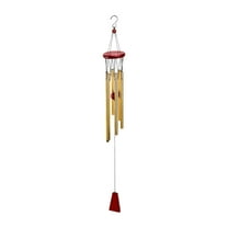 TOPRenddon Cerium Alloy Wind Chimes Outdoor - 28" Musical Garden Decor for Patio/Porch (Hand-Tuned Tubes, Weatherproof Metal Windchime)