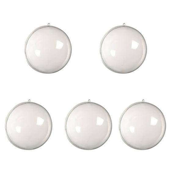 TOPRenddon Christmas Balls Ornaments for Xmas Christmas Tree,Baubles Clear Decor Tree Ornament Christmas Fillable Transparent