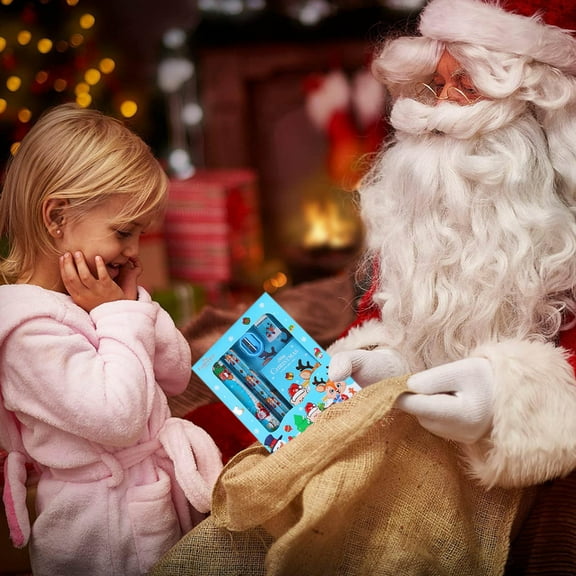 TOPRenddon Christmas School Stationery Set for Kid 6 in 1 for Christmas Party Favors Classroom Rewards Gifts Xmas Prize, Christmas Theme