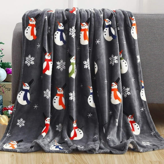 TOPRenddon Christmas Soft Throw Blanket, Christmas Decorative Blanket - Soft, Breathable, Warm, 70x100cm, Festive Home Accent