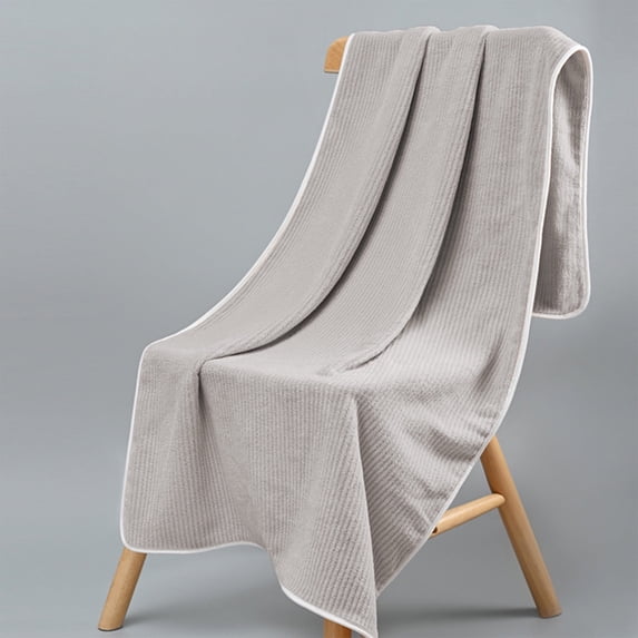 TOPRenddon Classic Luxury Bath Towels, Soft Absorbent Quick-Drying Coral Velvet Bath Towel Large Towel l Beach Towel, Plush Shower Towels, Silk Bath Towels for Bathroom Clearance !