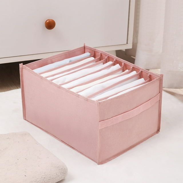 TOPRenddon Clothing Organizer,With Handles, Foldable Fabric Drawer ...
