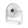 thumbnail image 1 of TOPRenddon Desk Fan Personal Quiet Powerful Small Table Fans，Rechargeable Battery, Lightweight, Compact and Portable, Adjutstable Head, Home and Office, USB Cable, 1 of 1