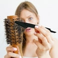 thumbnail image 1 of TOPRenddon Double Sided Hair Brush Cleaner Tool 2-in-1 Comb Cleaner | Eco-Friendly Hair Brush Rake | Double Edge Hair Remover Brush & Hairbrush Cleaner Solution for Hair Brush Maintenance, 1 of 8