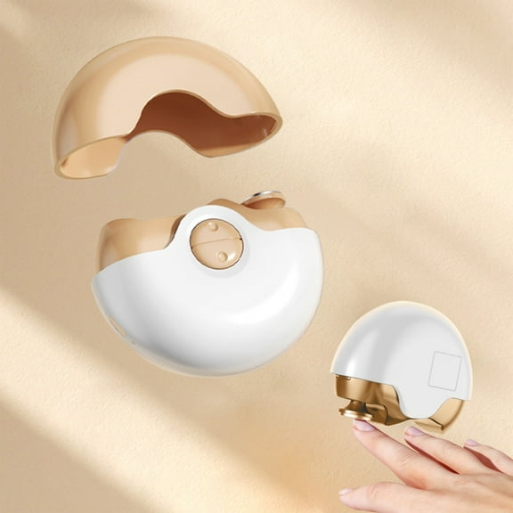 TOPRenddon Electric Automatic Nail Clipper , 2 in 1 Fingernail Cutter and Polisher USB Rechargeable, Safety Fingernail Trimmer for Baby Seniors and Adult Gift Choice