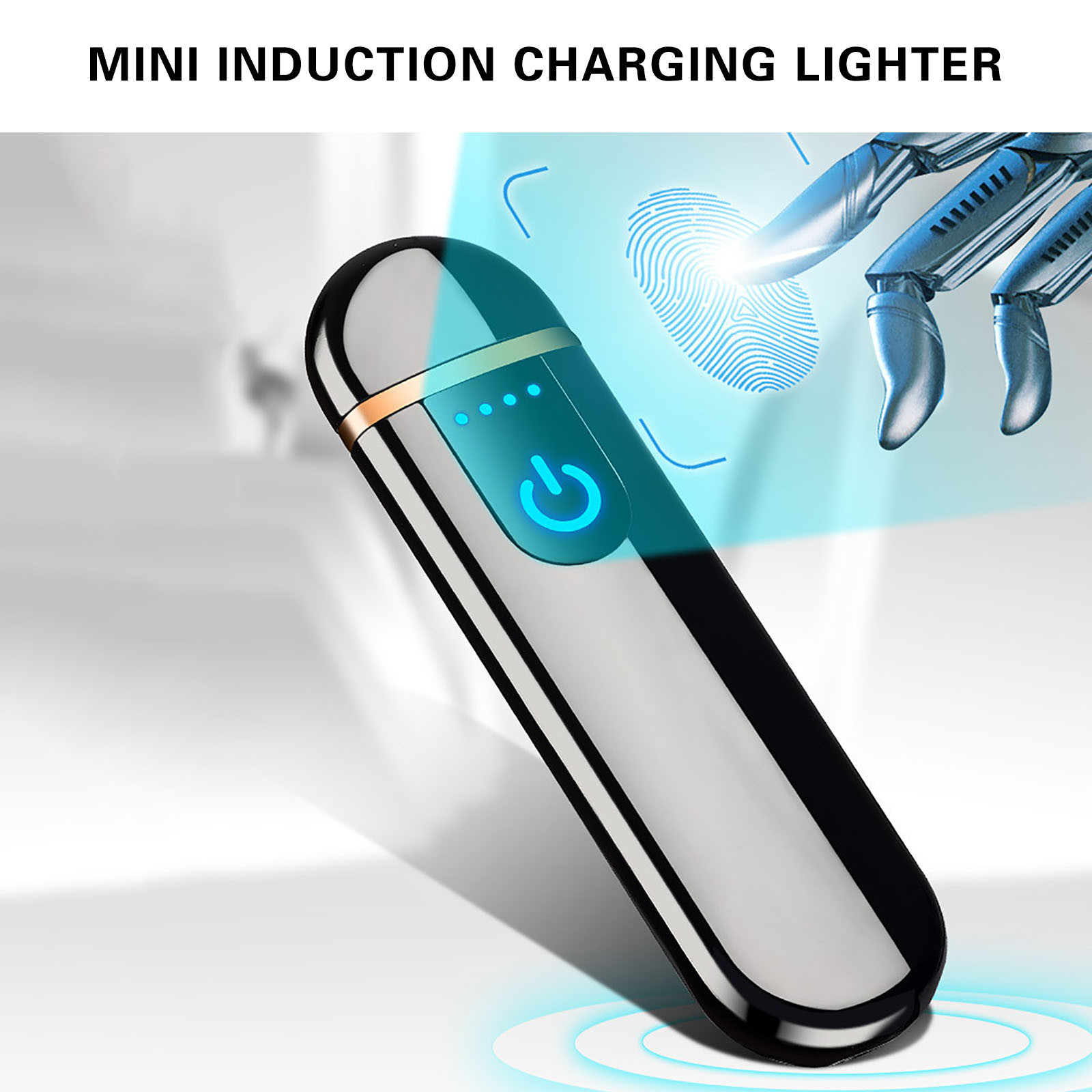 TOPRenddon Electric Lighters Rechargeable，Battery Display, Sensing