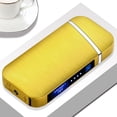 thumbnail image 1 of TOPRenddon Electric Lighters Rechargeable USB Lighter，Gift Box Cigarettes USB Charging Rechargeable Flameless Collectible Lighter,Green Energy Favorite Lighter with Safe Button for Home Kitchen, 1 of 8