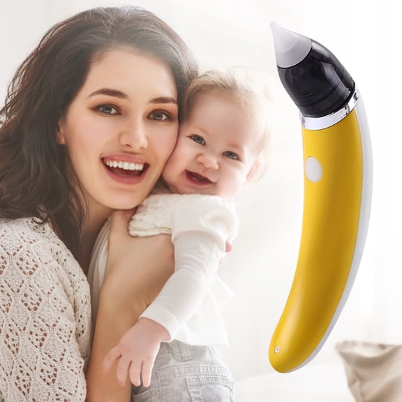 TOPRenddon Electric Nasal Aspirator for Babies – Quiet Rechargeable Mucus Suction Device with Soft Tips, Portable Nasal Cleaner for Infants, Newborns, Toddlers | Baby Shower Gift Essentials