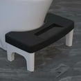 thumbnail image 1 of TOPRenddon Ergonomic Toilet Stool Footrest - Adjustable Squatting Aid for Constipation Relief & Hemorrhoid Prevention | Non-Slip Bathroom Step Stool (Fits All Toilets), 1 of 6