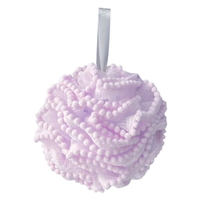 TOPRenddon Extra Large Bath Sponge Pouf - Exfoliating Shower Loofah for Women/Men, Body Scrubber with Hanging Loop (PE Mesh, 14cm)