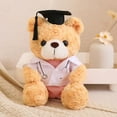 thumbnail image 1 of TOPRenddon Graduation Bear Doll with Doctoral Cap & Nurse Outfit – 9” Stuffed Animal Gift for Nurses, Doctors, Graduates (White Coat, Twisted Flower, Premium Plush), 1 of 6