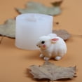 TOPRenddon Hairy Rabbit Mold Rabbit Silicone Mold for Candle Rabbit ...