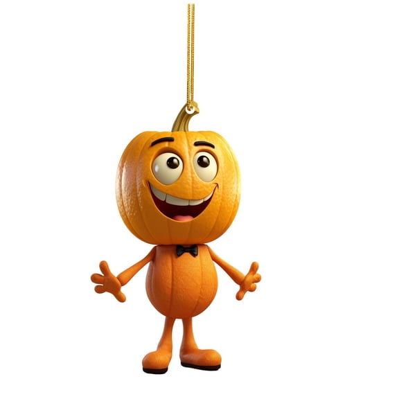 TOPRenddon Halloween Expressive Pumpkins,3D Funny Pumpkin Resin Ornament,Artificial Resin Funny Pumpkins for Halloween Party Bonsai Crafts Outdoor Home Garden Decor