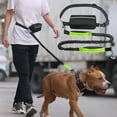 thumbnail image 1 of TOPRenddon Hands Free Dog Leash for Large Dogs - Shock Absorbing Waist Running Leash with Zipper Pouch & Adjustable Belt (51-76"), 1 of 3