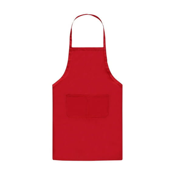 TOPRenddon Heavy Duty Polyester Kitchen Apron for Cooking, Grilling & Baking - 14 Colors, Adjustable Neck, Stain Resistant, Unisex Adult Chef Apron, Great Gift for Home Cooks & BBQ Lovers