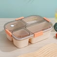 thumbnail image 1 of TOPRenddon Microwave-Safe Lunch Container – 1100ml Leakproof Bento Box with Dividers, BPA-Free & Dishwasher Safe for Office/Meal Prep/Gym, 1 of 7
