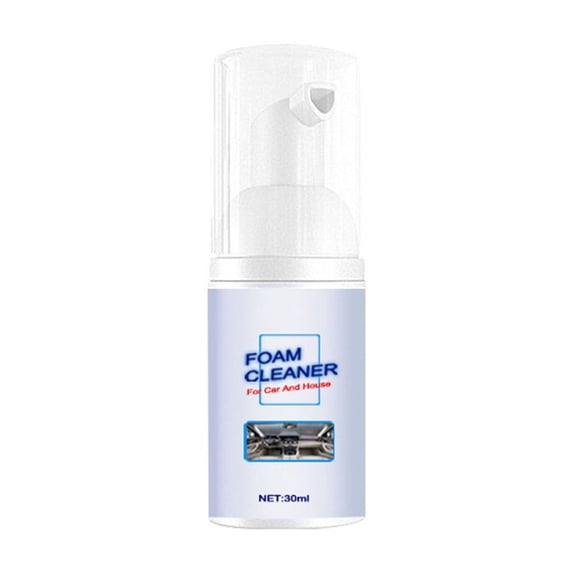 TOPRenddon Multi-Surface Car Interior Foam Cleaner – No-Rinse, Odor Eliminating Formula for Steering Wheels, Seats & Dashboards | Safe for Leather, Plastic & Vinyl, 30ml