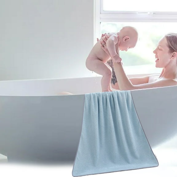 TOPRenddon Oversize Bath Towel, Extra Thick Coral Velvet Pineapple Checkered Absorbent Bath Towel,Bath Sheets,Super Soft Quick Drying,Multi-Scene Use 35.4X67inch