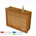 thumbnail image 1 of TOPRenddon Piggy Bank for Kids, Wooden Piggy Bank Coin Bank with Counting Target, Safe Coin Saving Banks Cash Piggy Banks for Home, Gifts for Boys Kids' Money Piggy Banks (10000 $), 1 of 6