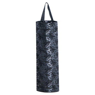 TOPRenddon Plastic Bag Holder, Grocery Bag Holder Mesh Hanging Storage Bag Dispenser, Garbage Shopping Portable Trash Bag Holder Dispenser Stand Reusable Organizer Bags Carrier for Wall Home Kitchen