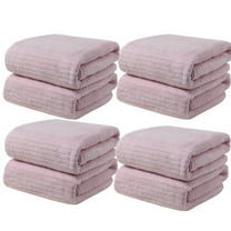 TOPRenddon Premium Bath Towel Set - Quick Drying - Microfiber Coral Velvet Highly Absorbent Towels - Multipurpose Use as Bath Fitness, Bathroom, Shower, Sports, Yoga Towel