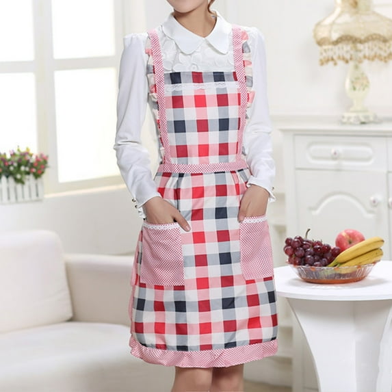 TOPRenddon Professional Chef Apron with Pockets - Adjustable Cooking BBQ Apron for Men & Women | Lightweight Kitchen Apron for Baking/Grilling