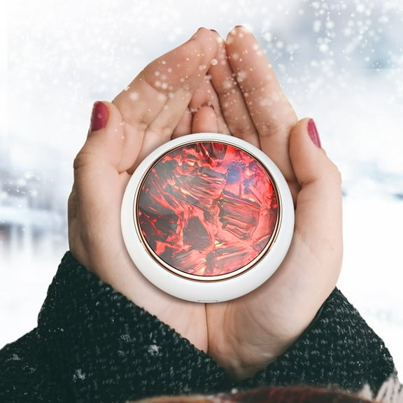 TOPRenddon Rechargeable Hand Warmer,40℃~60℃ Electric Hand Heater, Double-Sided Heating, USB Quick Charge, Portable Pocket Hand Warmer for Outdoor, Golf, Raynauds - Winter Gift