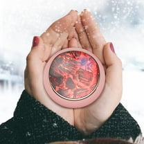 TOPRenddon Rechargeable Hand Warmer,40℃~60℃ Electric Hand Heater, Double-Sided Heating, USB Quick Charge, Portable Pocket Hand Warmer for Outdoor, Golf, Raynauds - Winter Gift