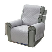 TOPRenddon Reversible Chair Couch Covers for 1 Cushion Couch Sofa Water Resistant Chair Slipcover Quilted Chair Cover Super Anti-Slip Furniture Protectors for Dogs