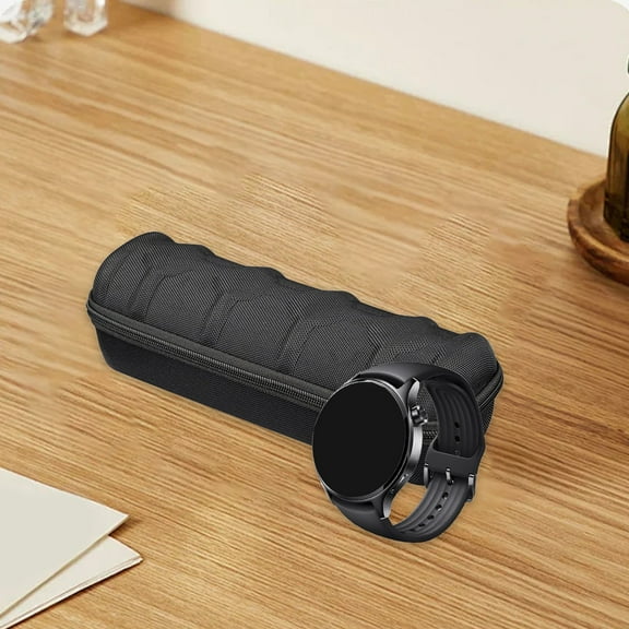 TOPRenddon Shockproof Watch Case - Hard Shell Travel Storage Box for 3 Watches | Luxury Mechanical & Smart Watch Organizer