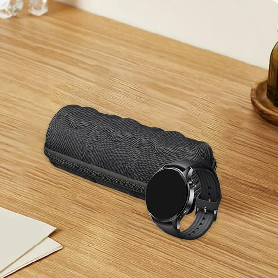 TOPRenddon Shockproof Watch Case - Hard Shell Travel Storage Box for 3 Watches | Luxury Mechanical & Smart Watch Organizer