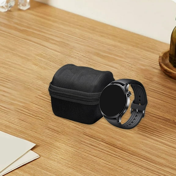 TOPRenddon Shockproof Watch Case - Hard Shell Travel Storage Box for 3 Watches | Luxury Mechanical & Smart Watch Organizer