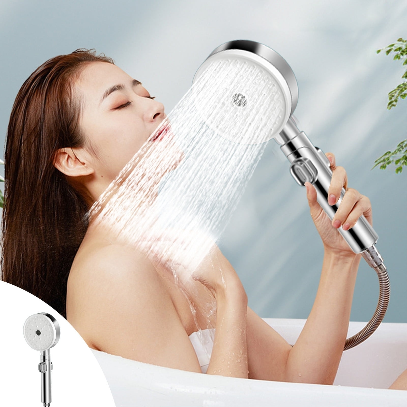 TOPRenddon Shower Heads with Handheld Spray Combo,Shower HighPressure Handheld Showerhead