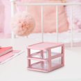thumbnail image 1 of TOPRenddon Small Organizer Drawers Plastic Desk Storage Box with 4 Drawers Cute Rabbit Multipurpose Clear Mini Desk Organizer, 1 of 4